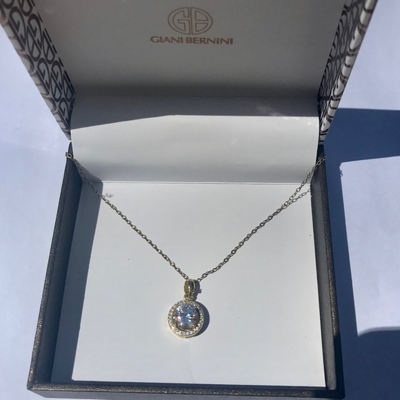 Giana Bernini Cubic Zirconia 18K Gold Necklace - Picture 1 of 7